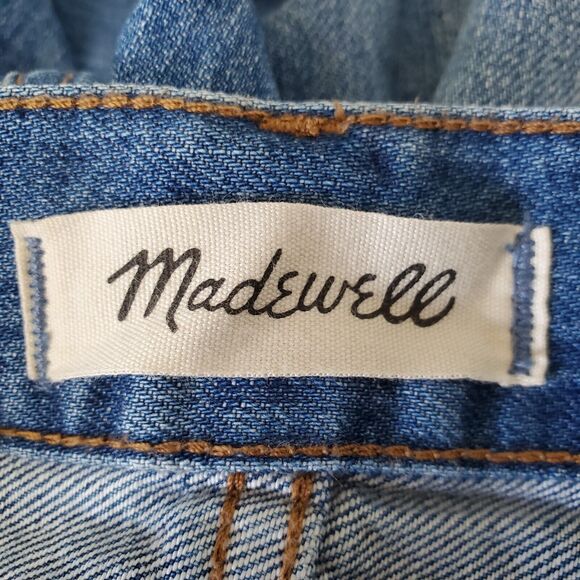 Madewell Jeans Womens Size 25 Rigid High Rise Skinny Medium Wash Distressed 2018 - Picture 10 of 14